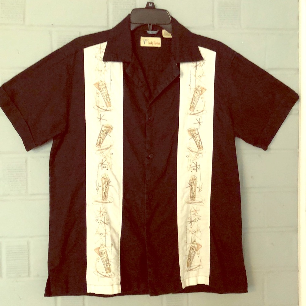 Linen blend Lucky Havana Men’s shirt, size M